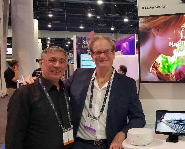 Avner Gal and Lawrence Harte at the NAB Show