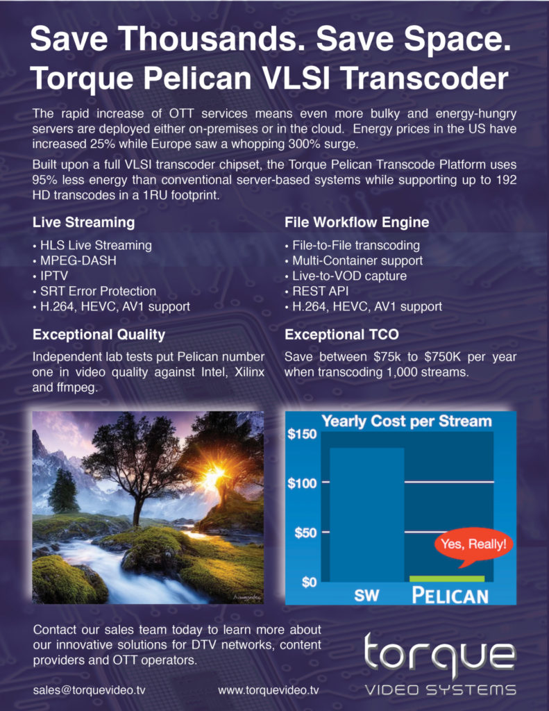 Torque Pelican Hardware Transcoder