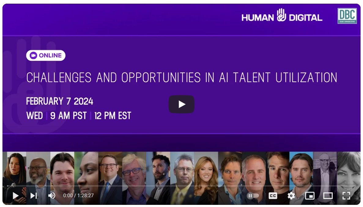 Webinar on Identifying, Monitoring and Monetizing Human Talent Personas and Related Digital Assets