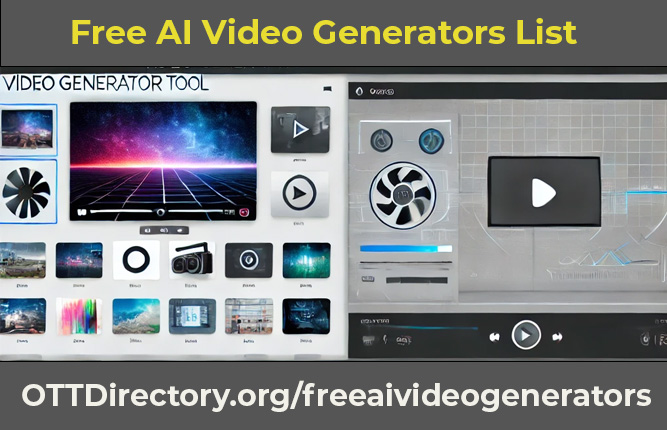 Free AI Video Generator Tools List