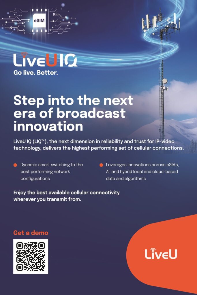 LiveU IQ Ad for OTT Business Magazine